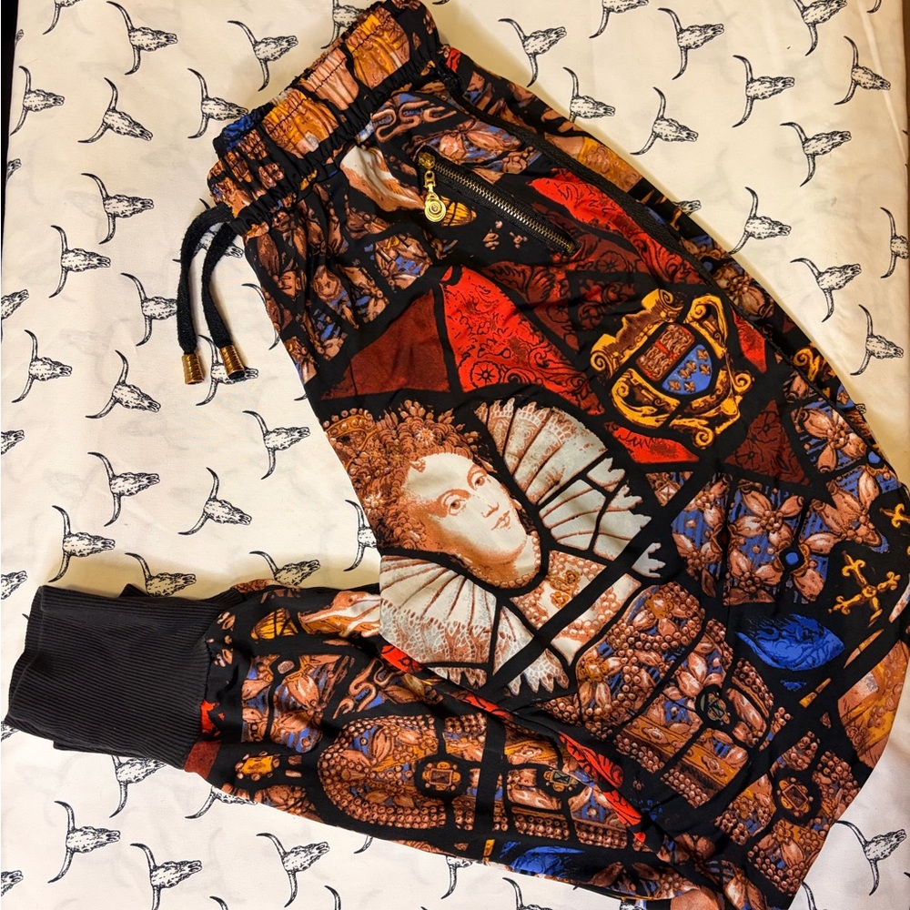 Baroque Art Print Jogger Pants